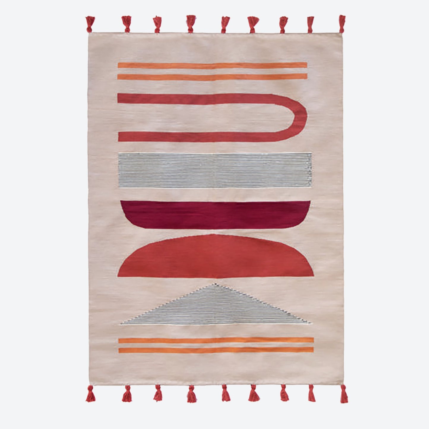 Burnt Orange Rug - Cotton