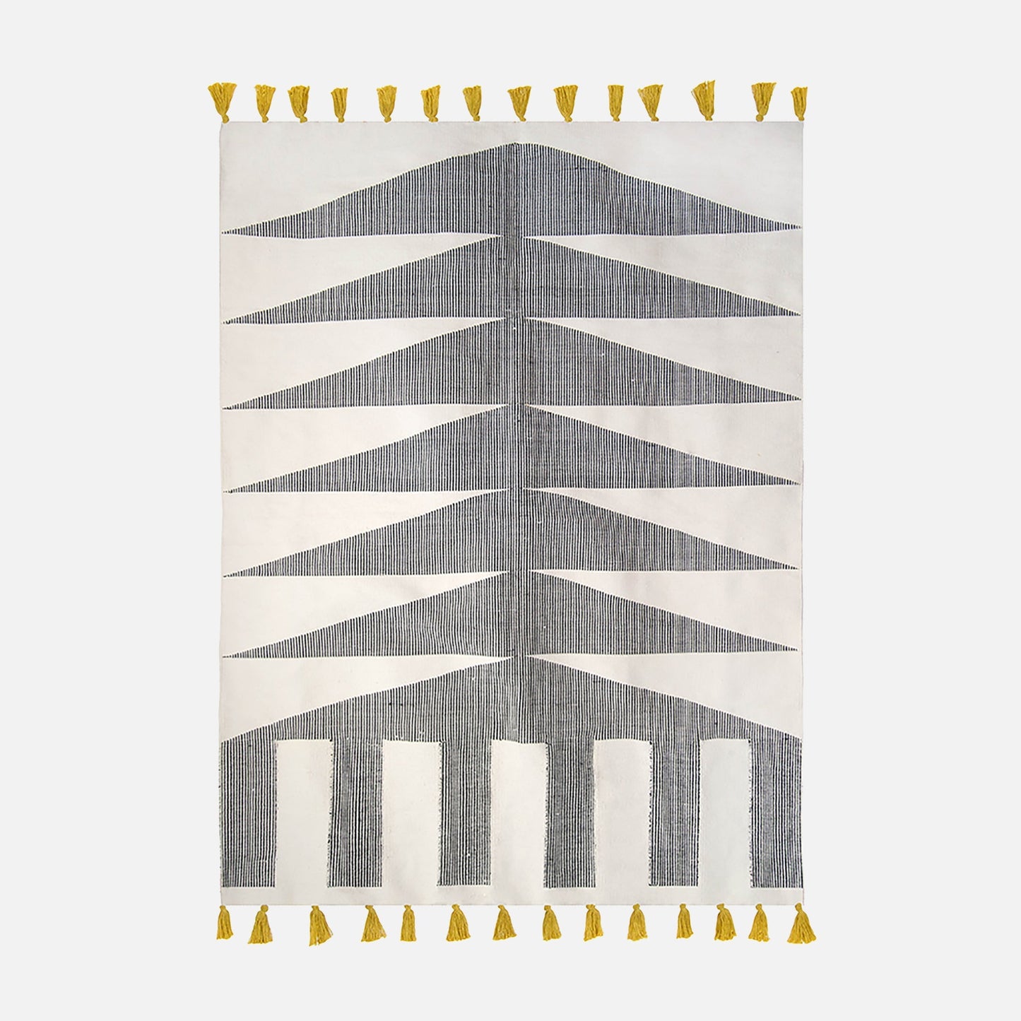 Gray Rug - Washable Cotton