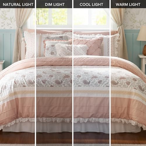 🛏️【Limited-time Special Offer】Madison Park Dawn Pure Cotton Comfort Bedding Set of 9 Items 💎