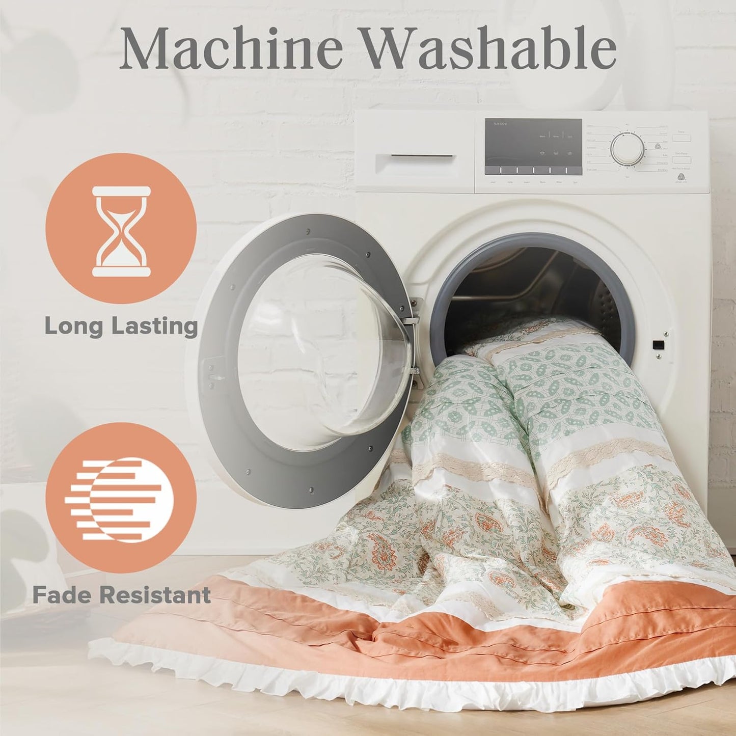 🛏️【Limited-time Special Offer】Madison Park Dawn Pure Cotton Comfort Bedding Set of 9 Items 💎