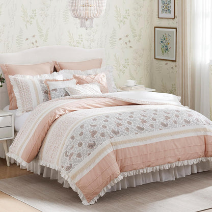 🛏️【Limited-time Special Offer】Madison Park Dawn Pure Cotton Comfort Bedding Set of 9 Items 💎