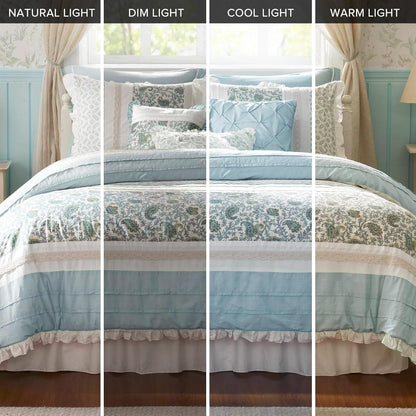 🛏️【Limited-time Special Offer】Madison Park Dawn Pure Cotton Comfort Bedding Set of 9 Items 💎