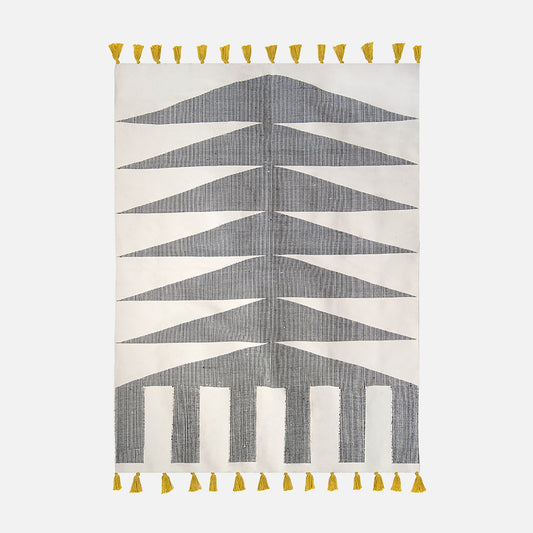 Gray Rug - Washable Cotton